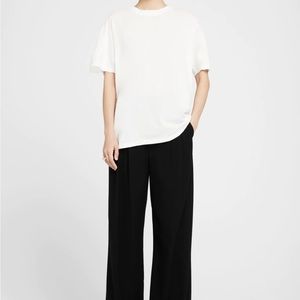 Anine Bing Lili Tee in Burn-out White Size XS
